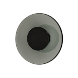 Applique Murale Intérieure LED D320 18W CCT IRC90 Variable Verre Fumé et Noir Mat ZAMBELIS 25271