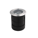 Encastré de Sol Rond LED D130 7W Inox Zambelis